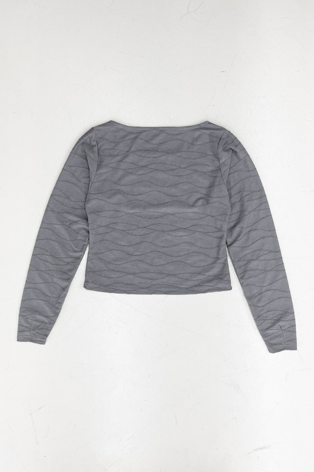 WAVE LONG SLEEVE TOP (4color)