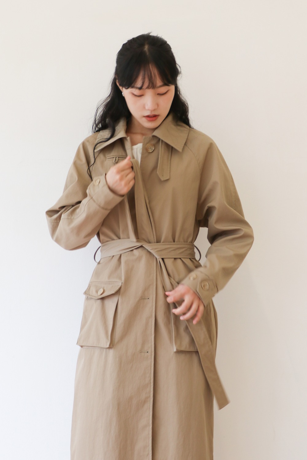 TRENCH JUMPER (2color)